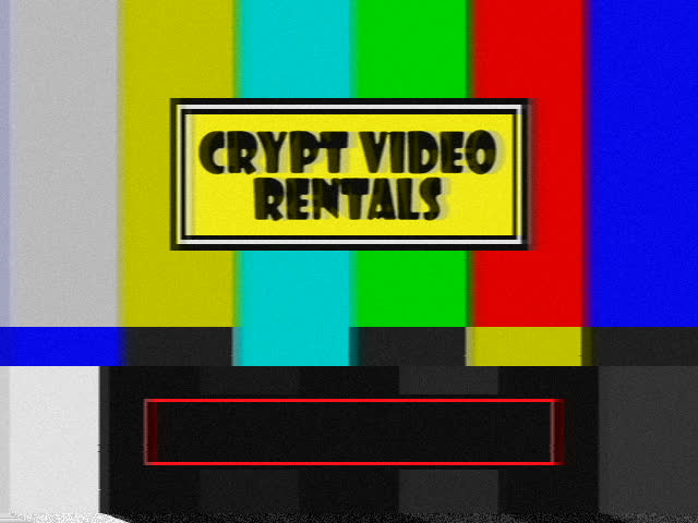 Crypt TV test card